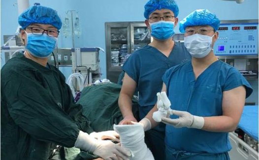 陕西医院用3D打印为患骨折部位进行辅助手术